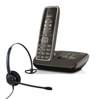 Siemens Gigaset C530A Cordless Phone with Corded Headset