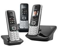 Siemens Gigaset Premium S850A Cordless Phone,  Trio Handset with Answer Machine