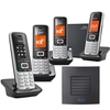 Siemens Gigaset S850A GO Quad VoIP Cordless Phone with Long Range