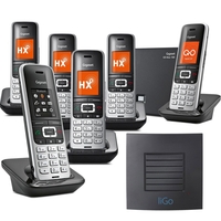 Siemens Gigaset S850A GO Sextet VoIP Cordless Phone with Long Range