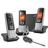Siemens Gigaset S850A GO Trio VoIP Cordless Phone with Wireless Headset