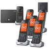 Siemens Gigaset SL450A GO Sextet Long Range - Black Edition
