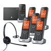 Siemens Gigaset SL450A GO Sextet VoIP Cordless Phones with Corded Headset