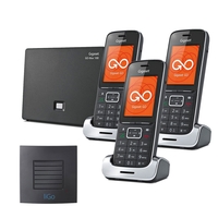 Siemens Gigaset SL450A GO Trio Long Range - Black Edition