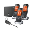 Siemens Gigaset SL450A GO Trio VoIP Cordless Phones with Wireless Headset