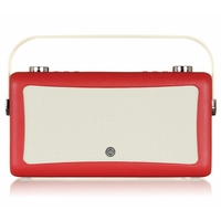 VQ Hepburn Mk II Portable DAB+/FM Radio & Bluetooth Speaker in Red