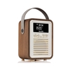 VQ Retro Mini Portable DAB & FM Radio with Bluetooth in Walnut