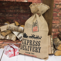 Christmas Hessian Sack