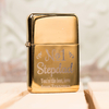 Engraved Gold Lighter - No1 Stepdad
