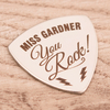 Engraved Guitar Plectrum - You Rock
