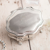 Engraved Vintage Jewellery Box With Decorated Legs