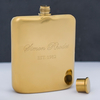 Personalised 14K Gold-Plated Hip Flask