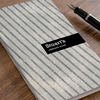 Personalised Address Book - Grey Stripes
