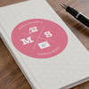 Personalised Address Book - Hearts & Circles
