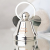 Personalised Angel Decoration With Bell - Christening