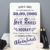 Personalised Anniversary Metal Sign