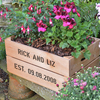 Personalised Apple Crate Planter - Anniversary