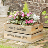 Personalised Apple Crate Planter for Mummy