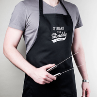 Personalised Apron - The Daddy Of The BBQ