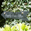 Personalised Arrow Slate Sign - Happily Ever After