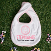 Personalised Baby Bib For Girls - Easter Bunny