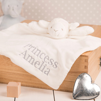 Personalised Bambino Lamb Comforter Blanket