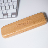 Personalised Bamboo Pen Box