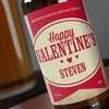 Personalised Beer - Happy Valentine