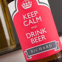 Personalised Beer - Keep Calm