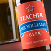 Personalised Beer - Star Teacher (Orange Label)