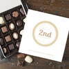Personalised Belgian Chocolates - 2nd Anniversary
