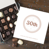 Personalised Belgian Chocolates - 30th Anniversary