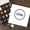 Personalised Belgian Chocolates - 60th Anniversary