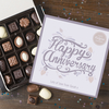 Personalised Belgian Chocolates - Anniversary Leaf