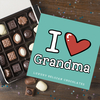 Personalised Belgian Chocolates - Cartoon Heart