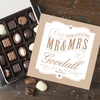 Personalised Belgian Chocolates - Congratulations Mr & Mrs