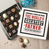 Personalised Belgian Chocolates - Greatest Father