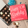 Personalised Belgian Chocolates - Happy Birthday