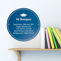 Personalised Best Teacher Plaque