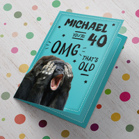 Personalised Birthday Card - OMG That