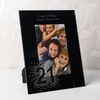 Personalised Black Glass Age 21 Frame
