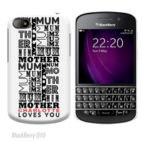 Personalised BlackBerry Cover - Mum Mum Mum