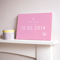 Personalised Canvas - Our Special Day