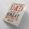 Personalised Card - Best Dad In Britain