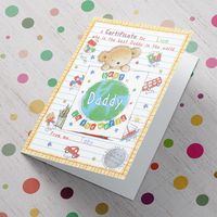 Personalised Card - Best Daddy In The World