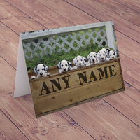 Personalised Card - Dalmatians