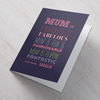 Personalised Card - Famously Fabulous Mum