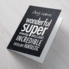 Personalised Card - Incredible,  Awesome,  Brilliant
