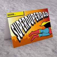 Personalised Card - Super Duper Dad