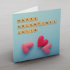 Personalised Card - Tiles & Hearts